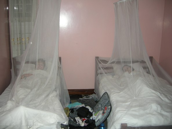 Mosquito nets!